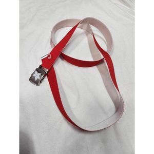 Unisex Sporty Red Slider Belt Size 62”